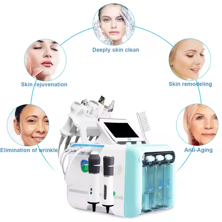 Certified 9-in-1 Professional Deep Cleansing Hydration Anti-Aging Hydra clean Facial Treatment Machine