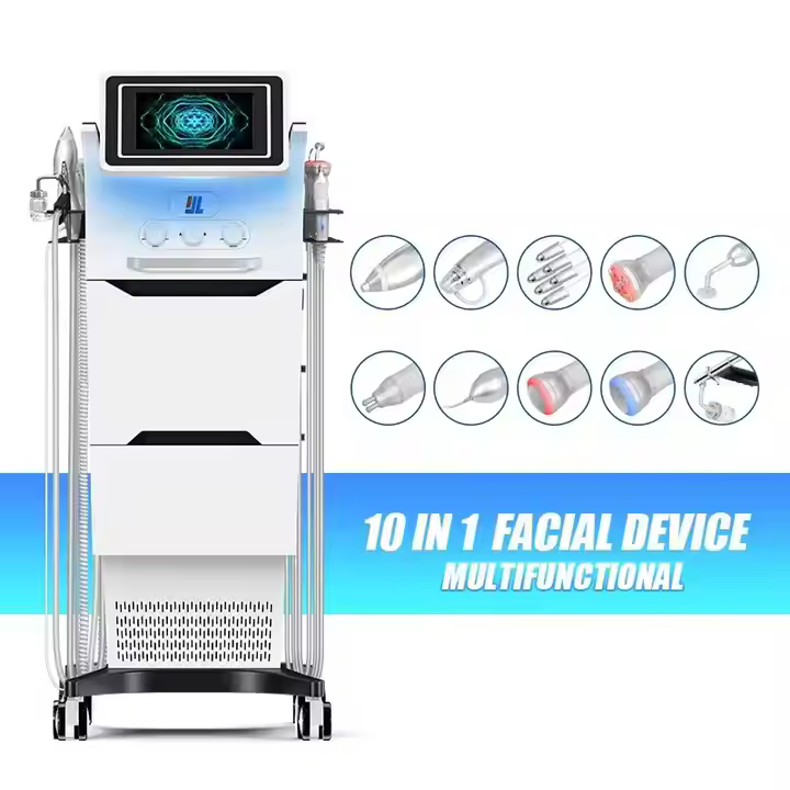 10 in 1 Hydrofacials Facial Oxygen Jet Spray Pen Machine Hydro Dermabrasion Beauty Salon Device