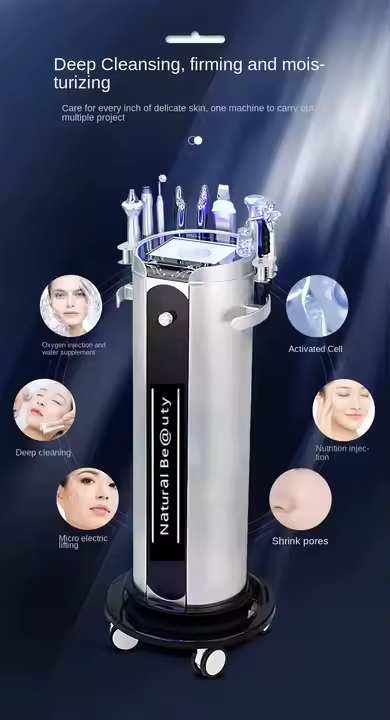 Multifuncional Spa Treatment Systems Beauty China Wholesale Price Aqua Jet Peel Latest 10 in 1 Face Facial Hydra Machine