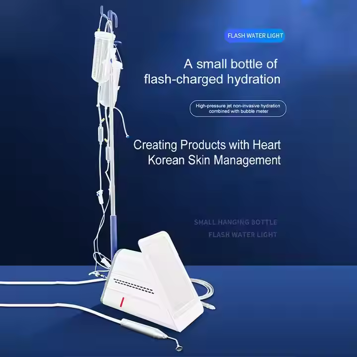 Small Bottle Flash Filling Facial Hydration High Pressure Oxygen Injection Skin Whitening Oxygen Jet Peel Machine