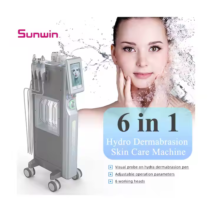 2024 6 in 1 Aqua Peeling Hydro Dermabrasion Machine Skin Cleansing for Clinic Beauty Salon Use