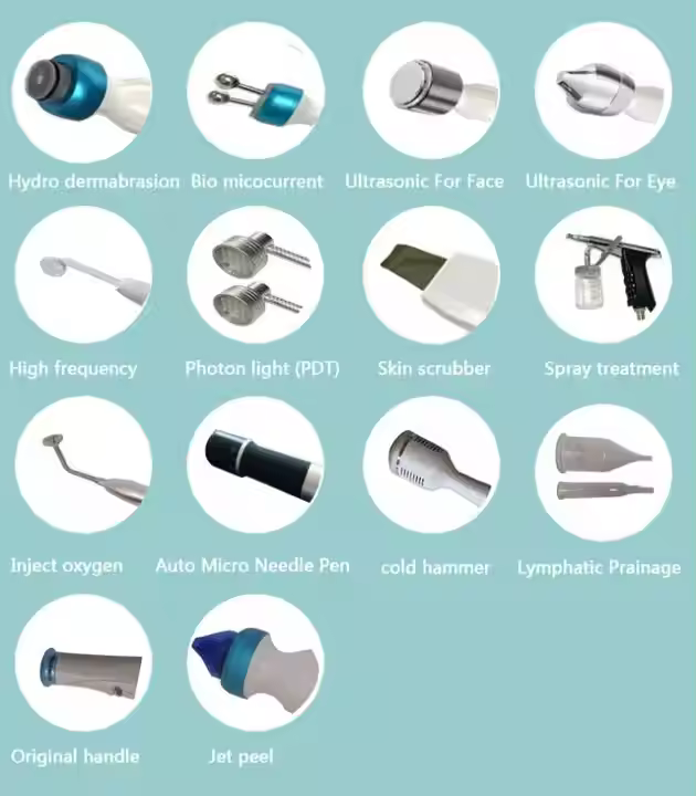 Face Spa Jet Peel Handpiece Jet Peel Pen Multifunctional Hydra Beauty Machinemicrodermabrasion Machine 2025
