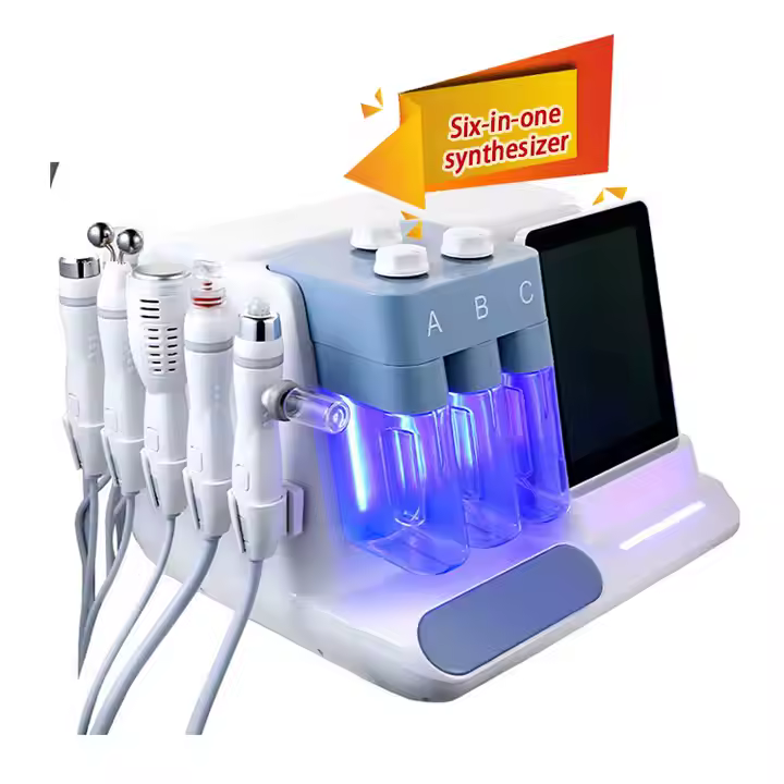 High Quality Skin Care Hydro Hydra Water Facial Machine Hydra Jet Peel Portable 6 in 1 Hydra Aqua Peeling Facial Machine